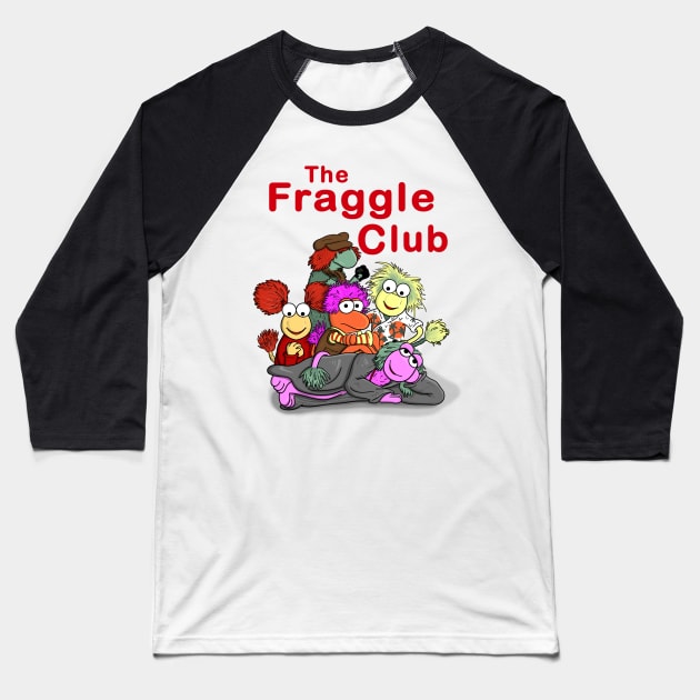 The Fraggle Club Baseball T-Shirt by MarianoSan